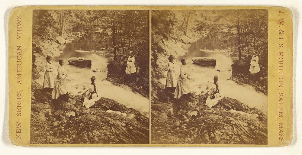 The Pool in Glen below Cascade, Cornwall. [Hudson River] by Joshua W Moulton and John S Moulton