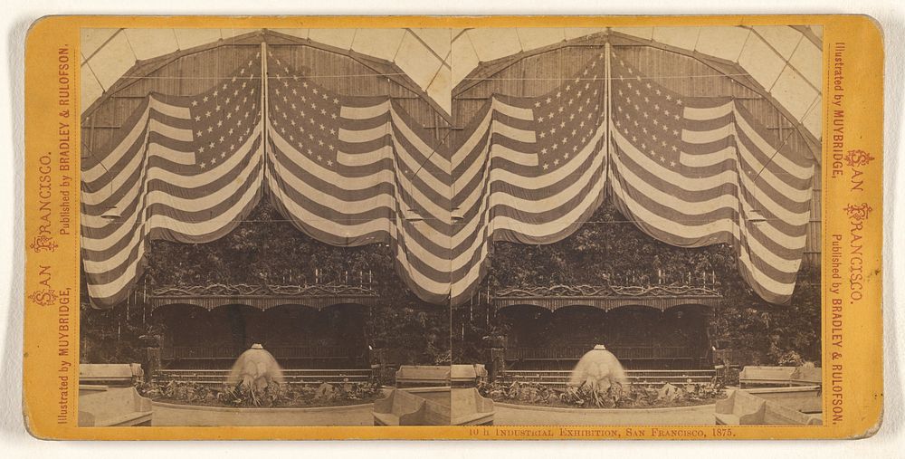 10th Industrial Exhibition, San Francisco, 1875. by Eadweard J Muybridge