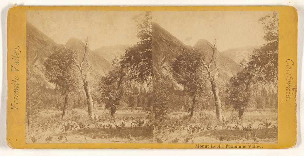 Mount Lyell, Tuolumne Valley.