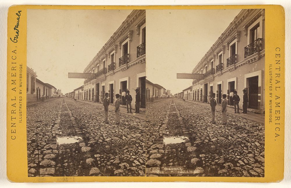 Guatemala, Grand Hotel. by Eadweard J Muybridge