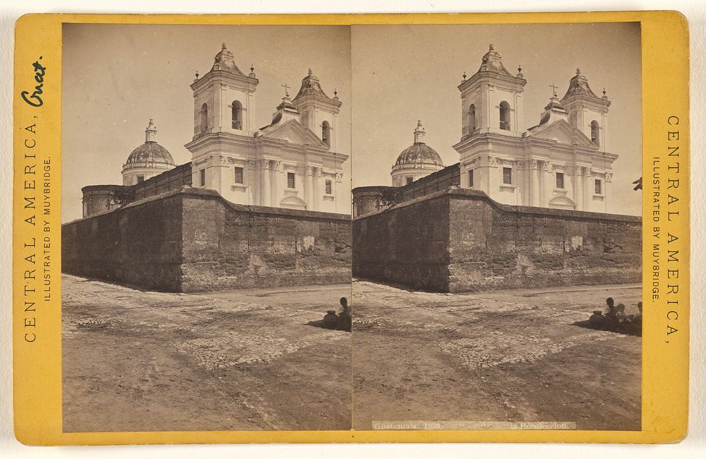 Guatemala, Church of la Recoleccion. by Eadweard J Muybridge