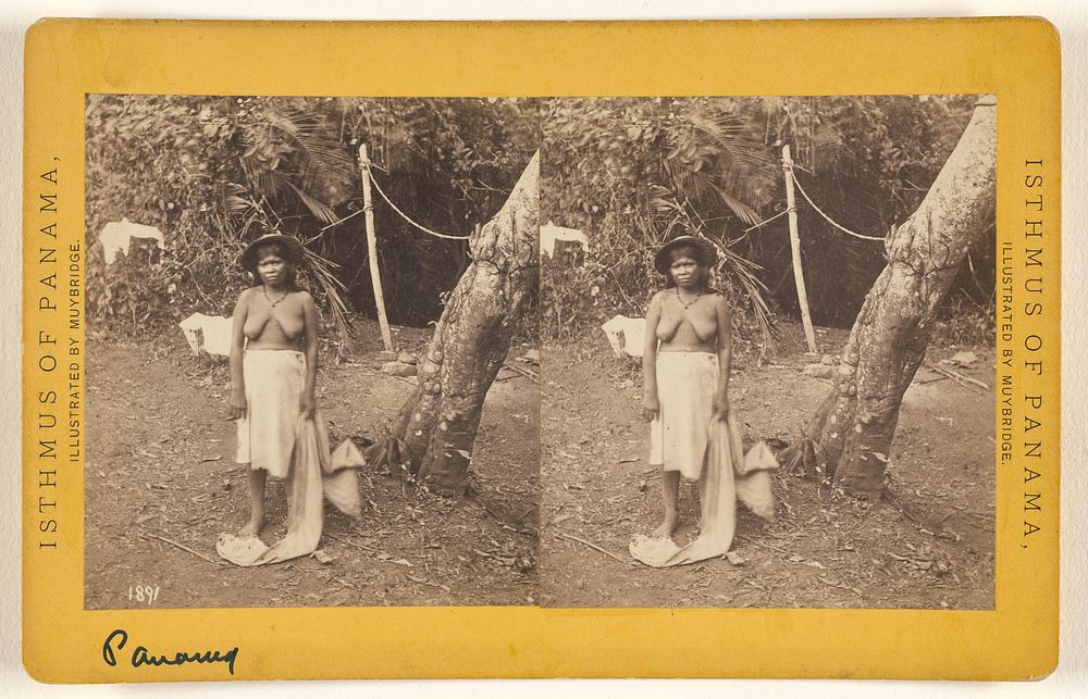 Panama. Native Women. by Eadweard J Muybridge