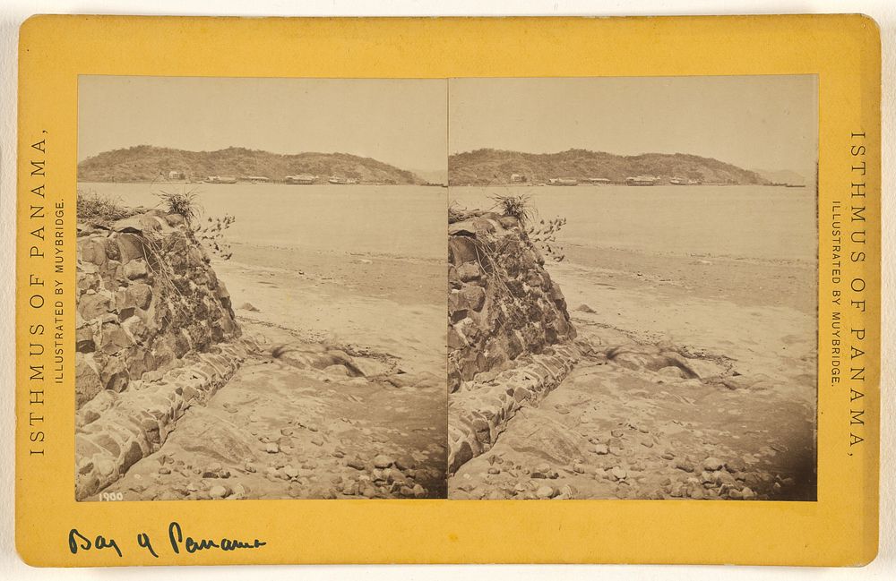 Bay of Panama. From Island of Nao. by Eadweard J Muybridge