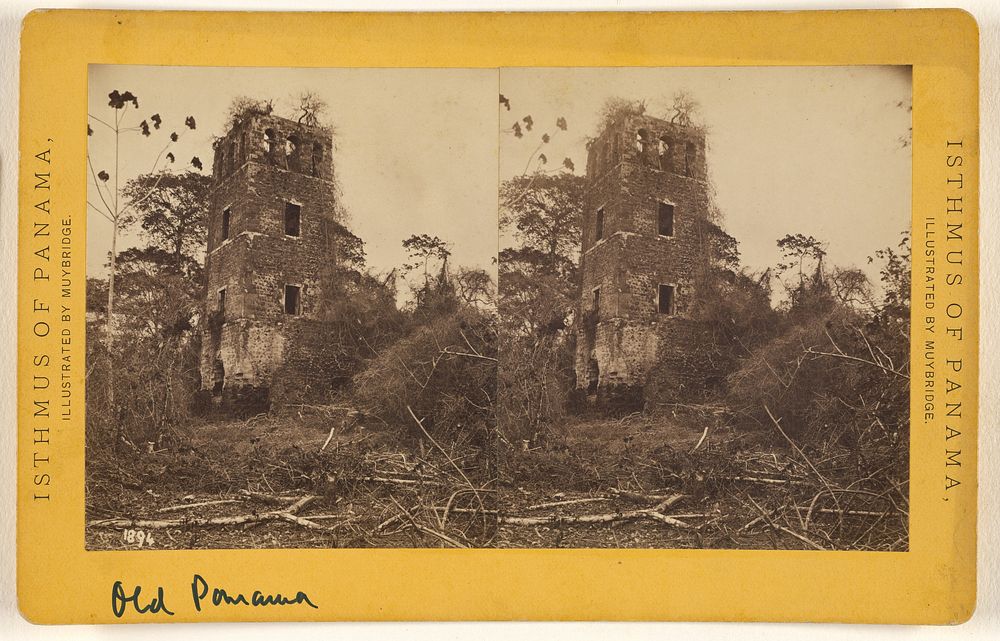 Old Panama. Watch Tower. by Eadweard J Muybridge
