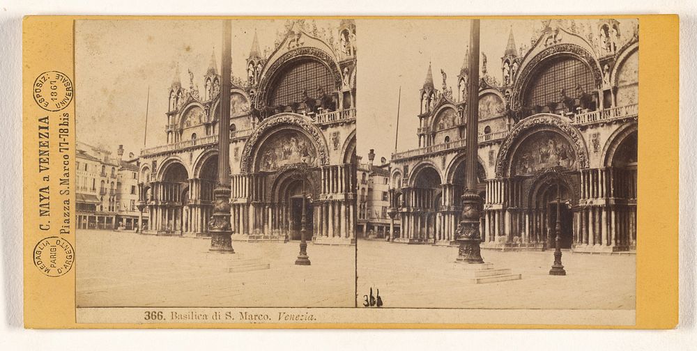 Basilica di S. Marco. Venezia. by Carlo Naya
