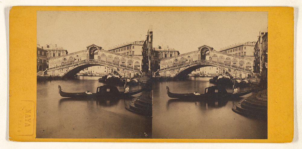 Ponte di Rialto. Venezia. by Carlo Naya