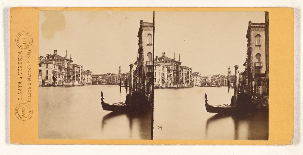 Gran Canale, Venezia. by Carlo Naya