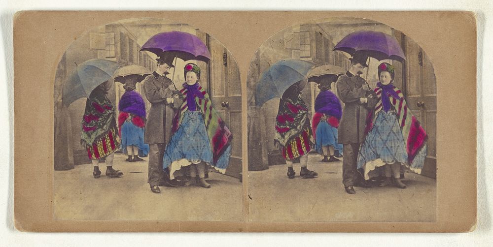 The Wet Day. by New York Stereoscopic Company