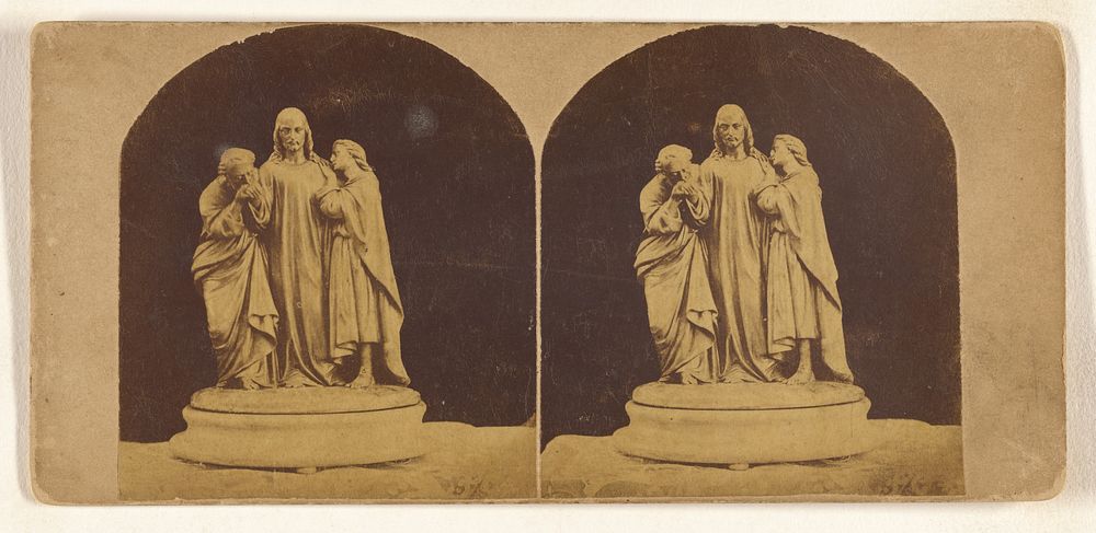Christ and Disciples. After Raphael. by New York Stereoscopic Company