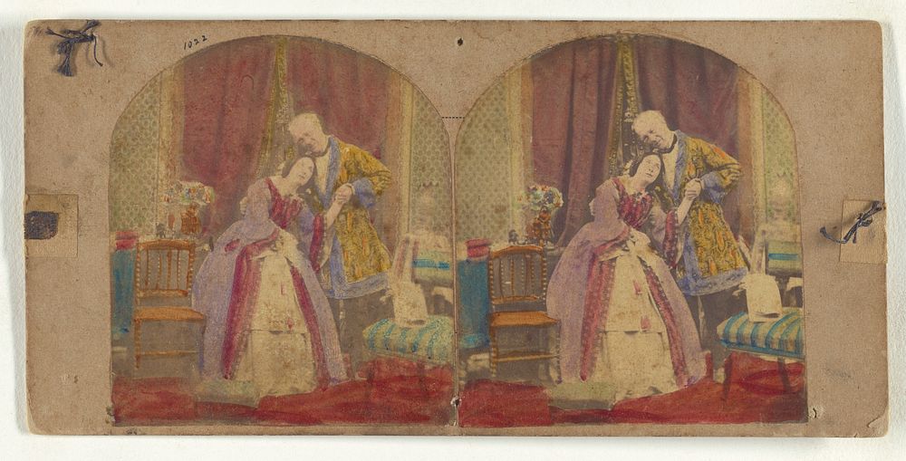 An Old Man's Darling - Reconciliation. by New York Stereoscopic Company