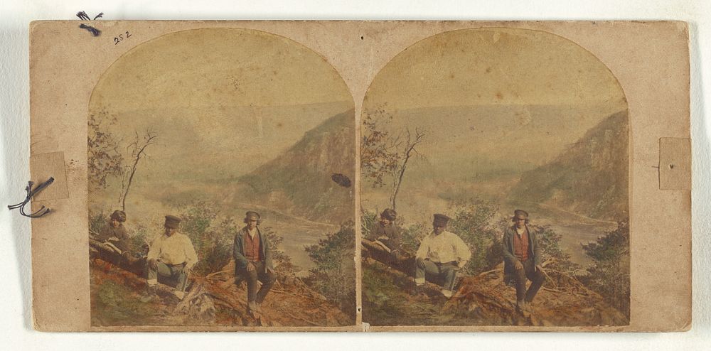 View on the Potomac. No. 3. From Pinnacle Mountain. The Blue Ridge in the distance. by New York Stereoscopic Company