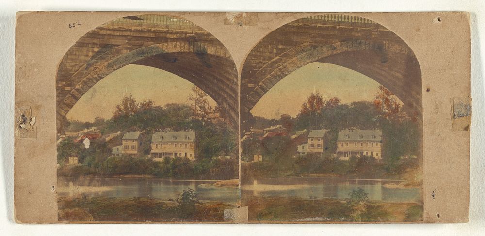 View near Philadelphia, Falls of Schuykill. by New York Stereoscopic Company