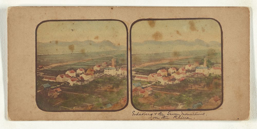 Views on the Rhine. Godesberg and the Seven Mountains. by New York Stereoscopic Company