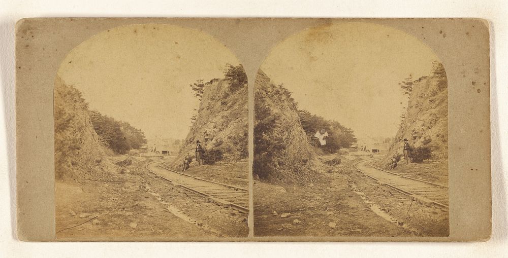 View on the Shenandoah. No. 2. Near Harper's Ferry. by New York Stereoscopic Company