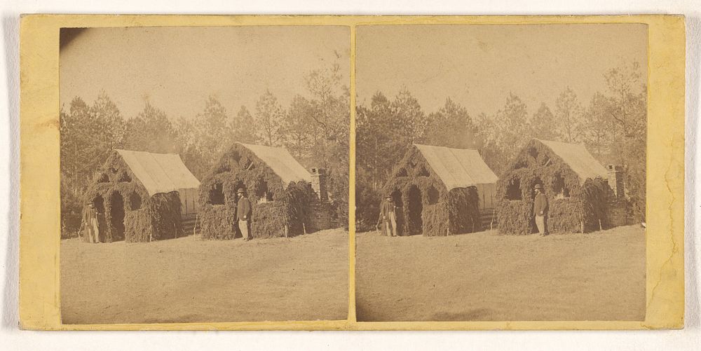 Winter Camp of Detachment 50th N.Y. Vol. Engineers. Headquarters Medical Department. Nov., 1864 by Timothy H O Sullivan