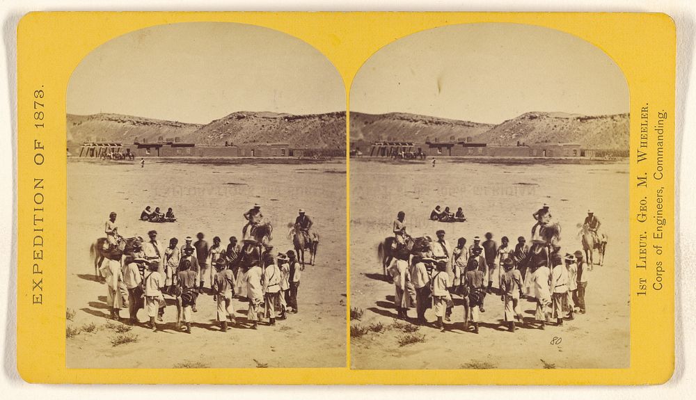 Navajoe Indian Dance, at old Fort Defiance, N.M. by Timothy H O Sullivan