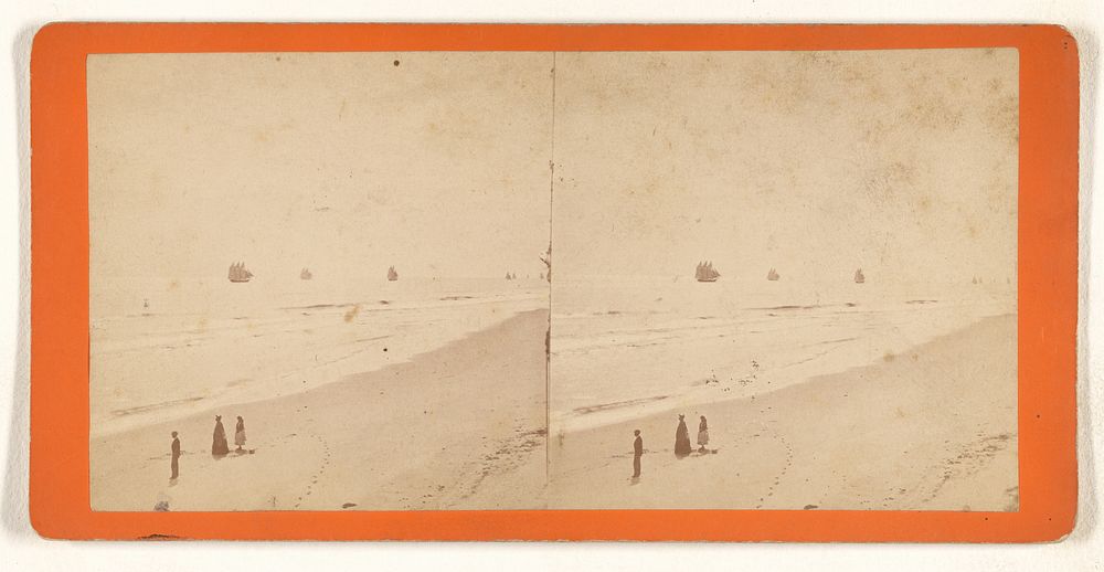 View of the Atlantic Ocean, From Long Branch. by Gustavus W Pach
