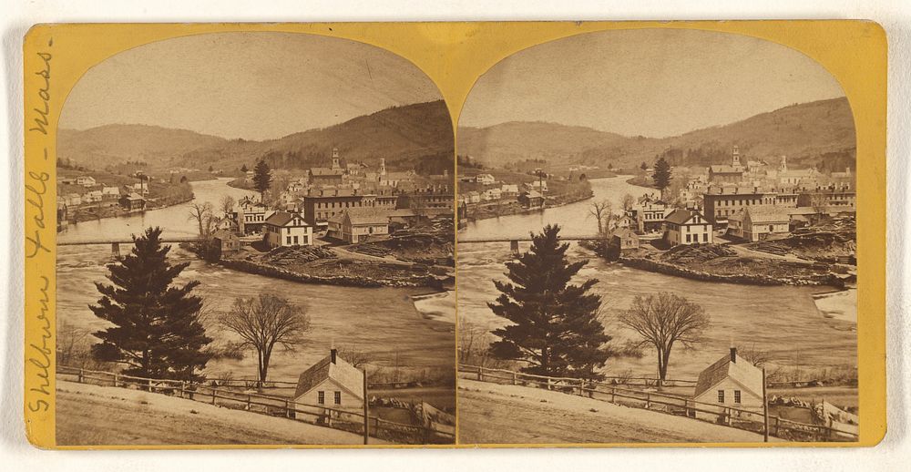 Shelburne Falls from Depot Hill by J K Patch