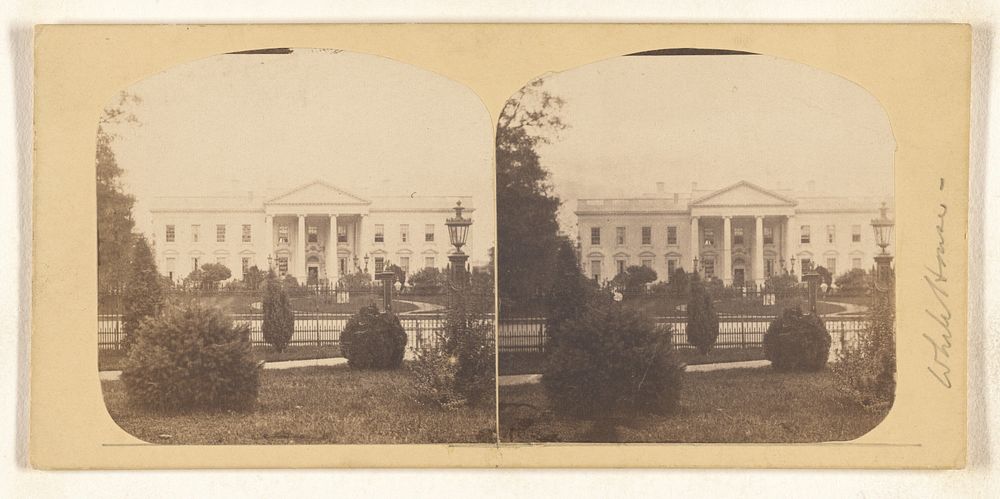 View of the White House, Washington, D.C. by Titian Ramsay Peale II