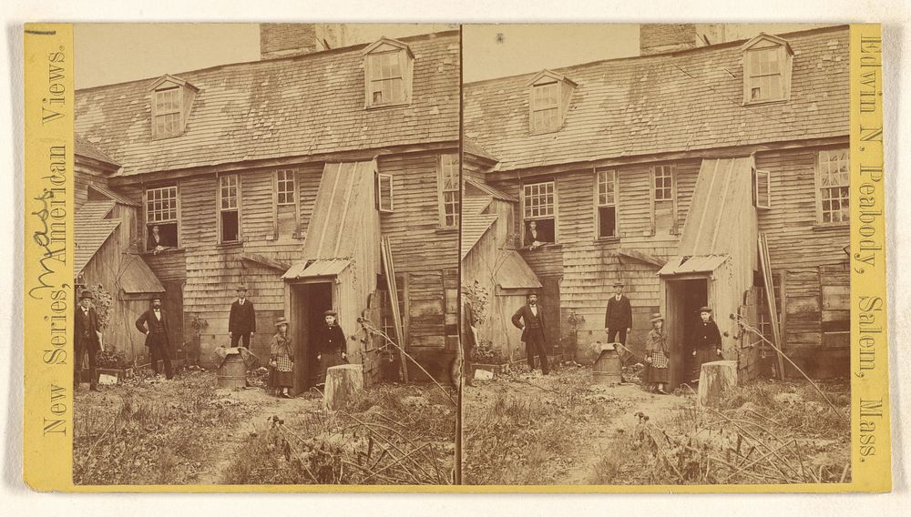 Back part Witch House, Salem, Massachusetts by Edwin N Peabody