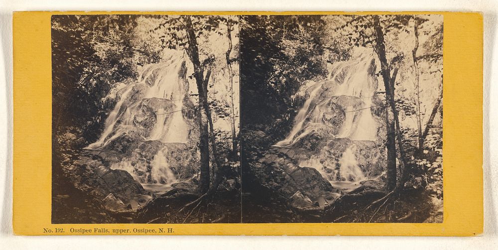 Ossipee Falls, upper, Ossipee, N.H. by Nathan W Pease