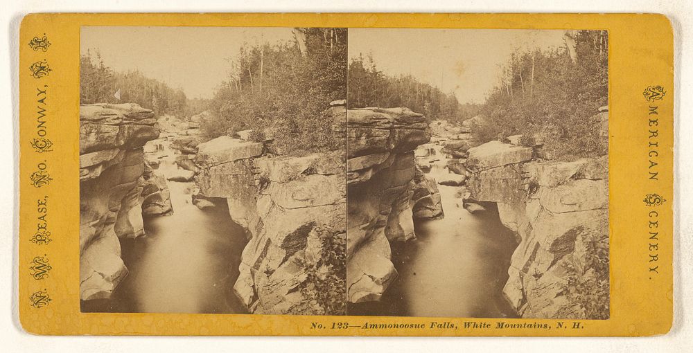 Ammonoosuc Falls, White Mountains, N.H. by Nathan W Pease