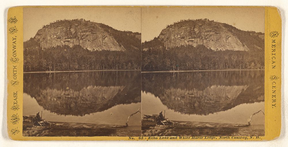 Echo Lake and White Horse Ledge, North Conway, N.H. by Nathan W Pease