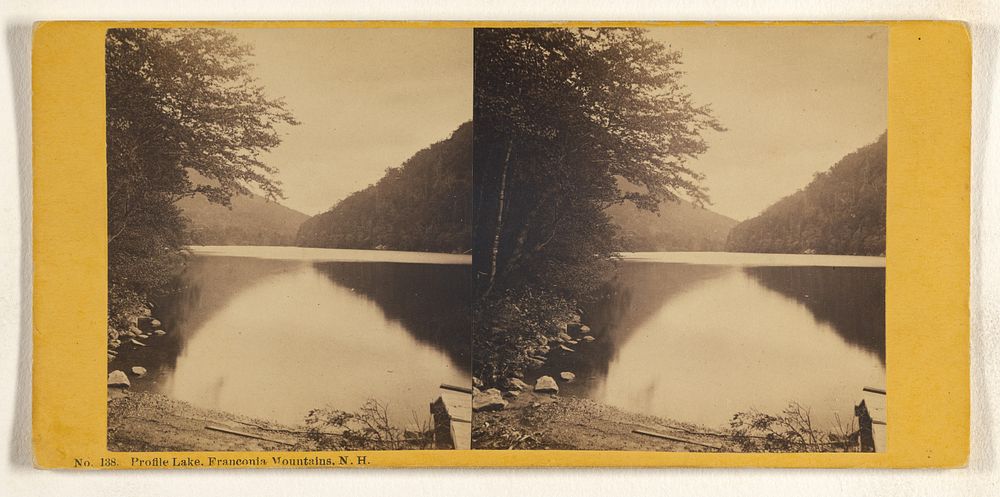 Profile Lake, Franconia Mountains, N.H. by Nathan W Pease