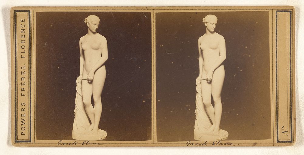 Greek Slave - Hiram Powers - Florence by Powers Frères