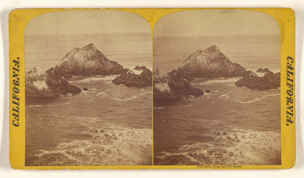 Seal Rocks, from the Cliff House. by C R Savage