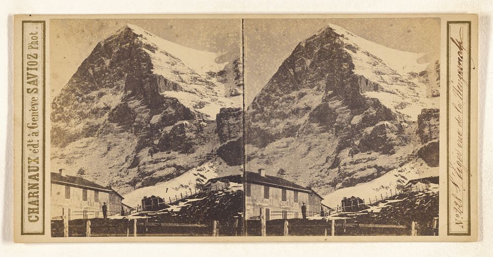 L'Eiger vue de la Wengernalp by Savioz