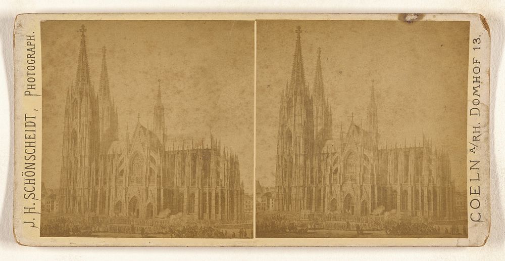 Cologne - Dome - South Front by J H Schonscheidt