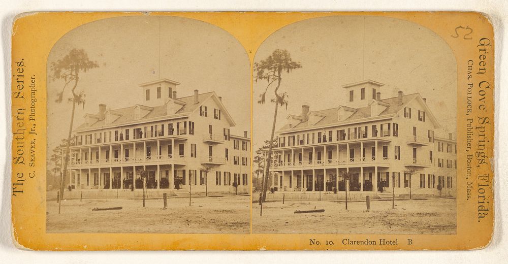 Clarendon Hotel B [Green Cove Springs, Florida] by Charles Seaver Jr and Charles Pollock