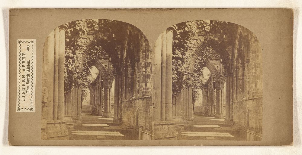 Tintern Abbey, The South Aisles. by W R Sedgfield