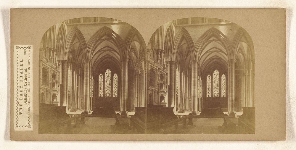 The Lady Chapel. Salisbury Cathedral. by W R Sedgfield