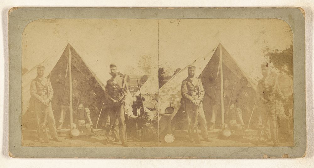 7th Regiment (N.G.) N.Y.S.T., Camp Cameron, Washington City...May, 1861. by William Morris Smith