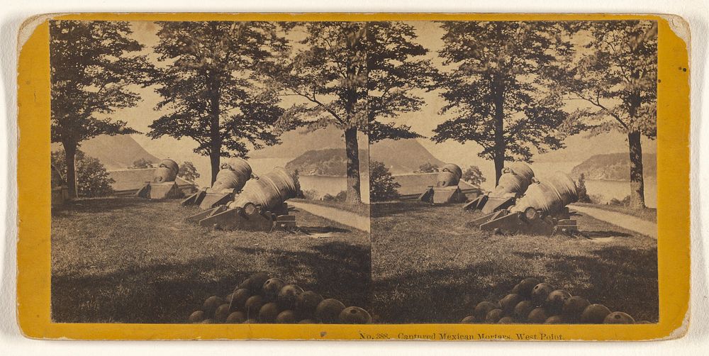 Captured Mexican Mortars, West Point. by John P Soule