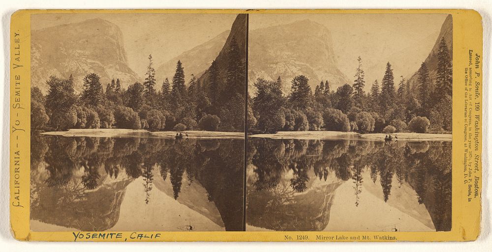 Mirror Lake and Mt. Watkins. by John P Soule