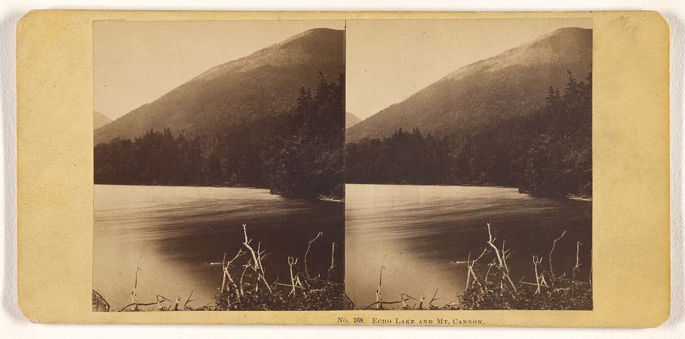 Echo Lake and Mt. Cannon. by John P Soule