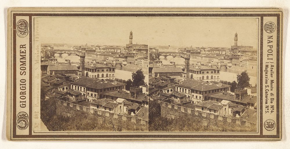 Panorama da S. Miniato (Firenze) by Giorgio Sommer