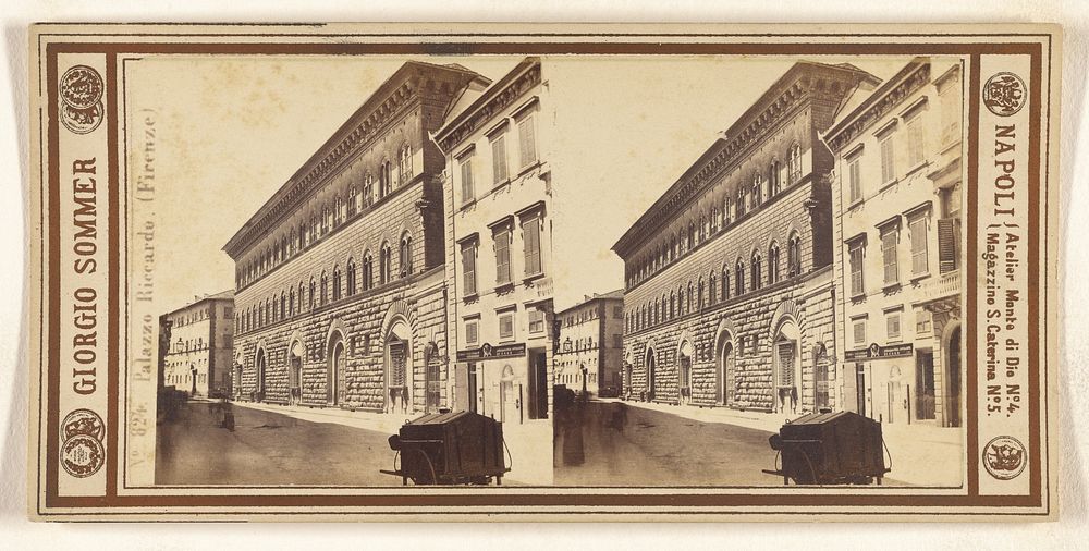 Palazzo Riccardo. (Firenze) by Giorgio Sommer