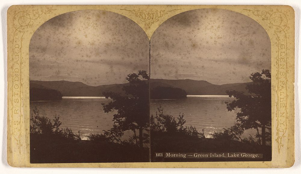 Morning - Green Island, Lake George. by S R Stoddard