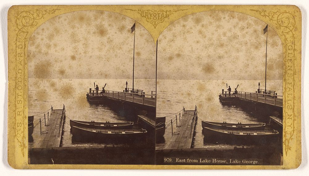 East from Lake House, Lake George. by S R Stoddard