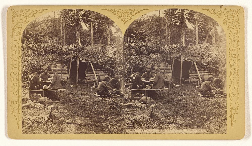 Camp Life at Ausable, 1876 by S R Stoddard