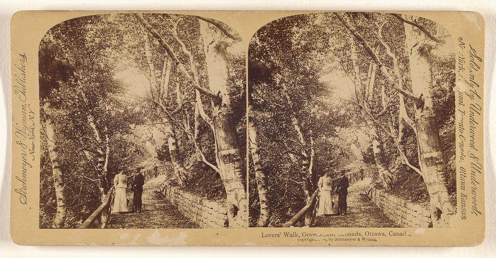 Lovers' Walk, Government Grounds, Ottawa, Canada by Strohmeyer and Wyman