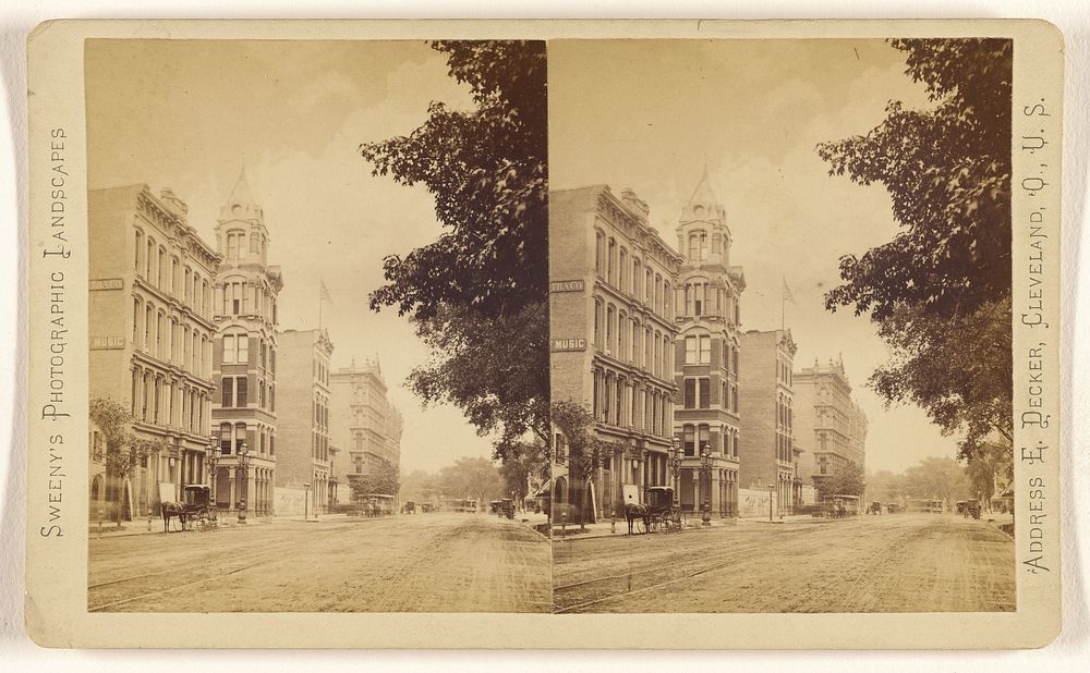 Euclid Avenue, Cleveland, Ohio by Thomas T Swenny