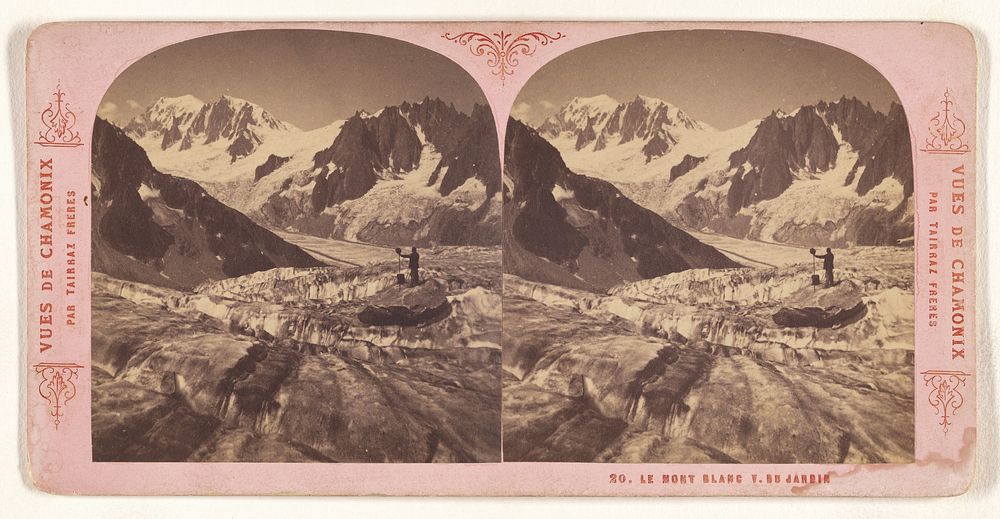 Le Mont Blanc v. du Jardin by Tairraz Frères
