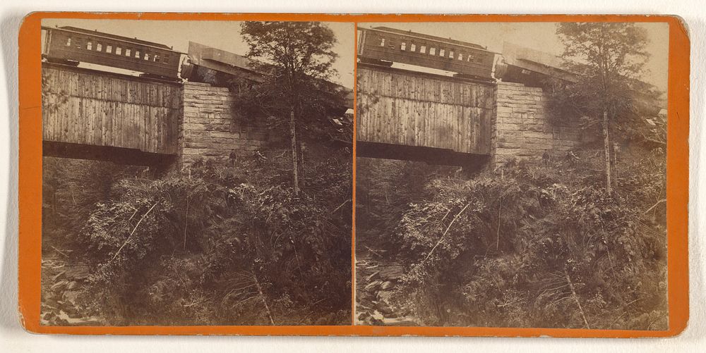 Railroad Bridge, Bellows Falls, Vermont by Preston William Taft