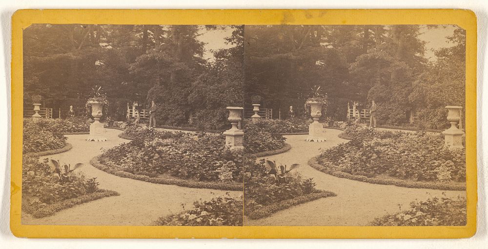 Garden, possibly at Fredericton, New Brunswick, Canada by George T Taylor