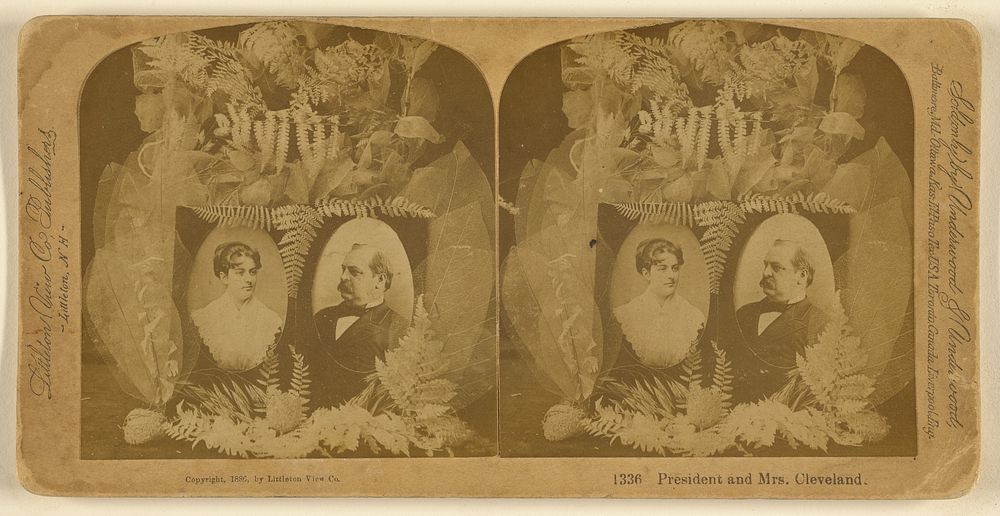 President and Mrs. Cleveland. by Littleton View Company
